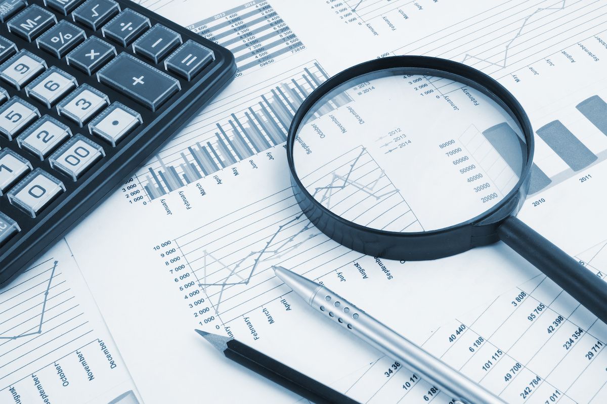Bookkeeping clean up services shown as a before-and-after split of disorganized receipts turning into organized records.